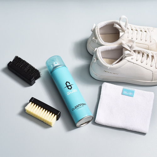 White Shoes Foam Cleaner Set Cleaning Liquid Stain Remover Waterless Dry Cleaning Leather Multi-function Cleaner