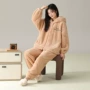 女士保暖冬季加厚家居服