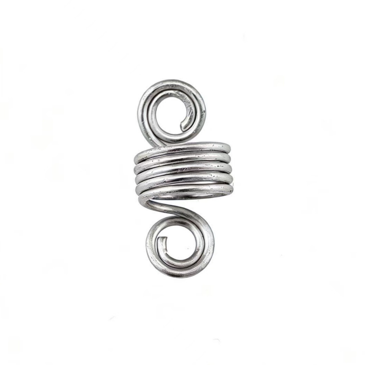 100 joyas de trenzas sucias de hip-hop, hebilla para el cabello, peluca africana, hebilla decorativa de trenzas, hebilla de trenzas sucias de bricolaje transfronterizo de metal