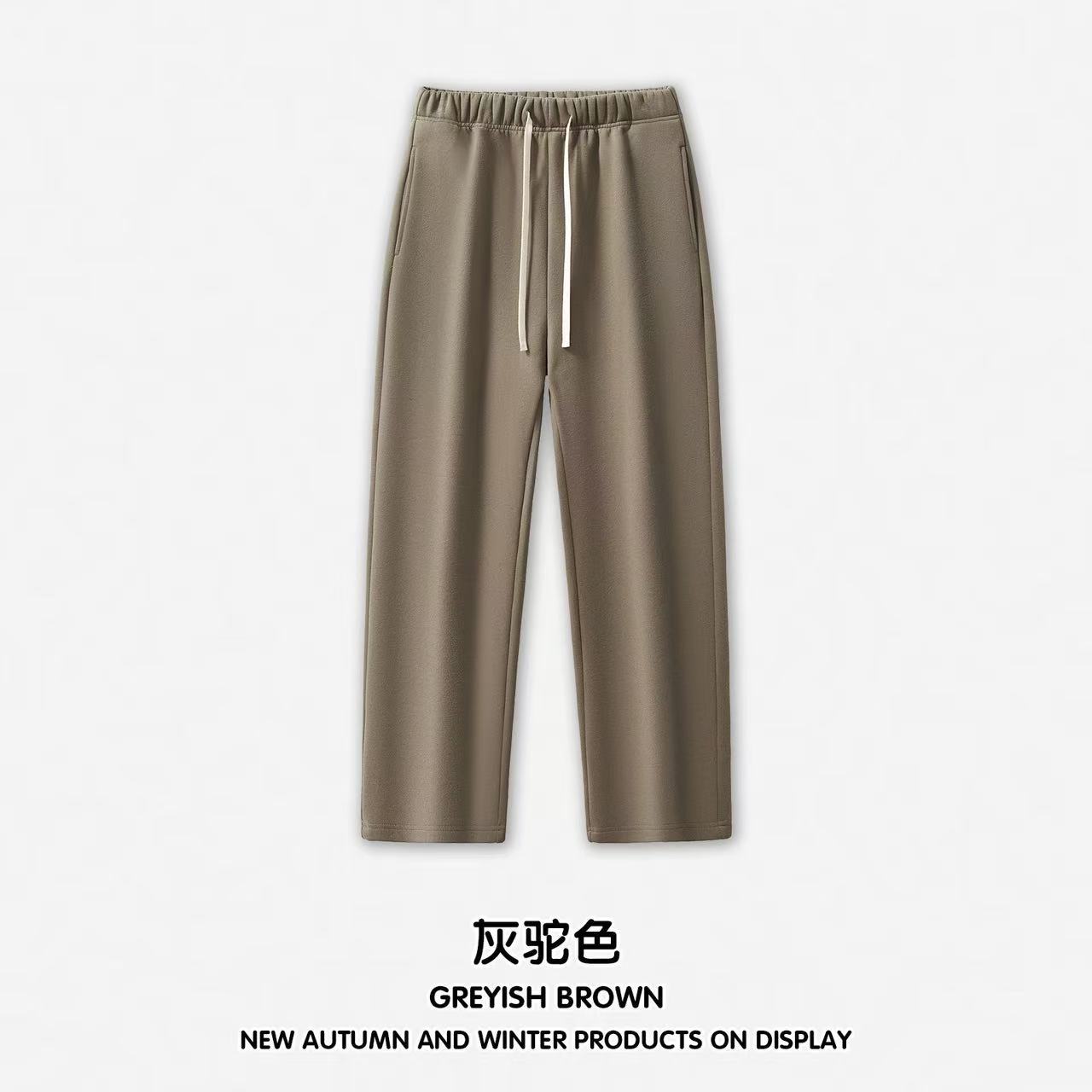 Amazon Cross-Border Tide 350G Scamper Hooded Sweater Set Oversize American Hoodless Hombre y Hombre