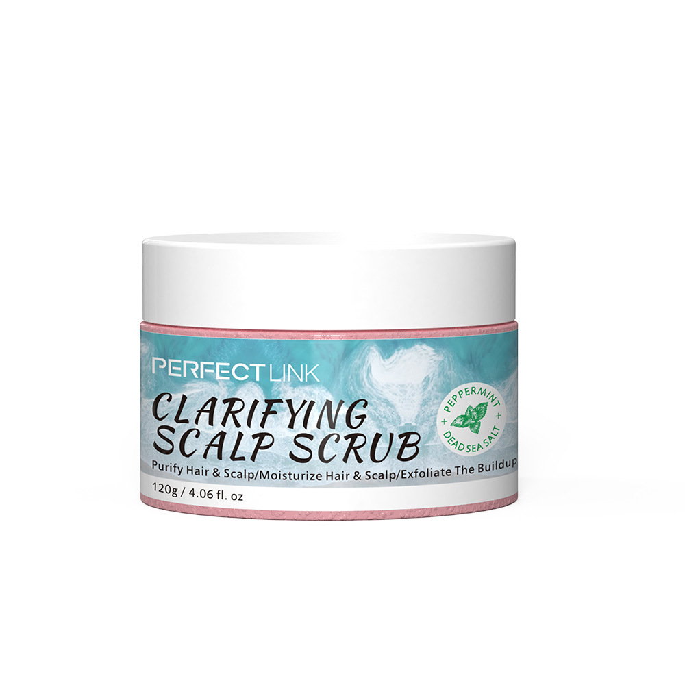 Aminoácido cruzado spot sal marina cuero cabelludo exfoliante limpio cuidado control de aceite cabelludo suave anti-fluffy champú