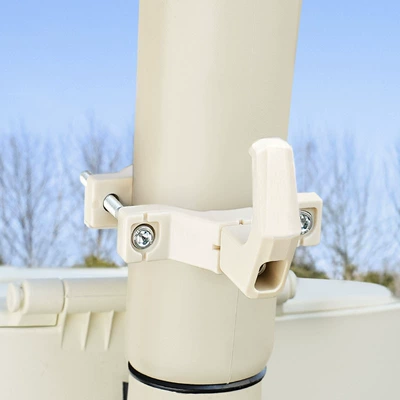 Universal Front-Mounted Electric Vehicle Hook for Bicycles, Helmets, and Delivery Bags, a Must-Have Tool for Hanging Items (Other Electric Vehicle Accessories) - carved-claw-beige-single-hook-large-pipe-clampfree-tool-sticker