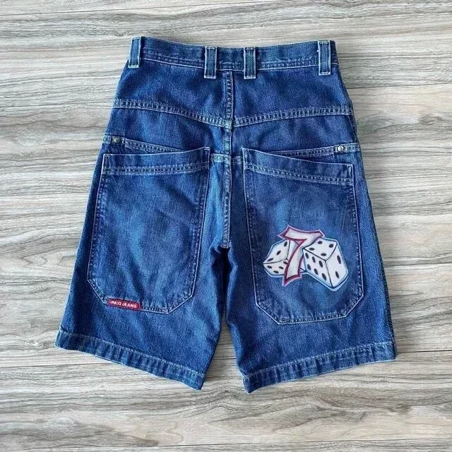 Боксёрские джинсовые перчатки в хип‑хоп стиле, джинсы для зала, шорты, 2 карата, свободный крой