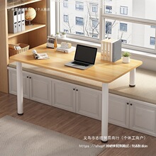 高低腿桌子推拉加长飘窗桌子连体高低可调化妆台卧室窗台学习桌。