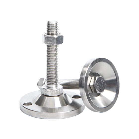 304 stainless steel adjustable support foot fixed foot Cup adjustable hoof plate support pad mechanical heavy foot