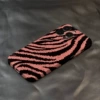 Pink black tiger pattern