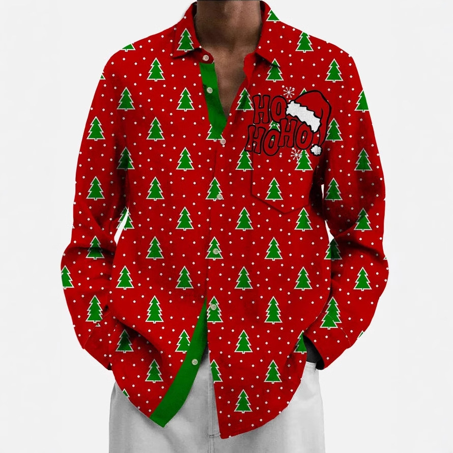 Camisa de un solo pecho de estilo casual para fiesta para hombres, venta directa de fábrica, blusa de manga larga colorida en contraste MB12