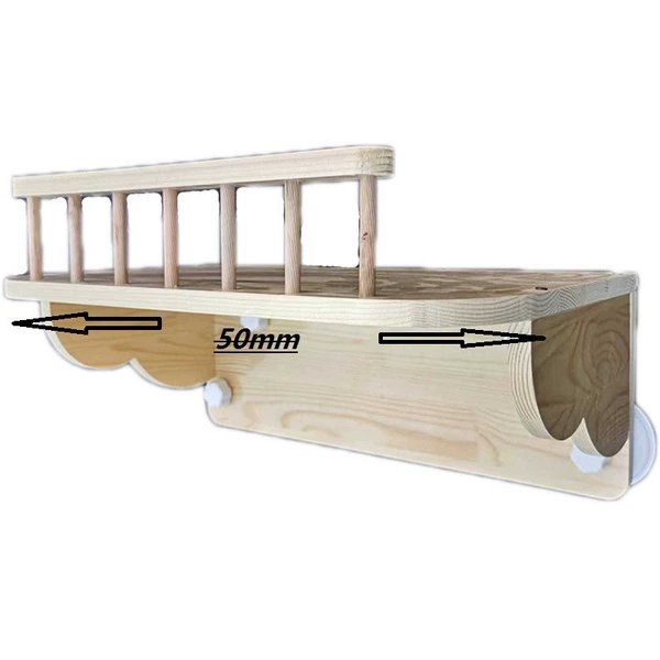 Cat climbing frame suction cup fence large jumping platform