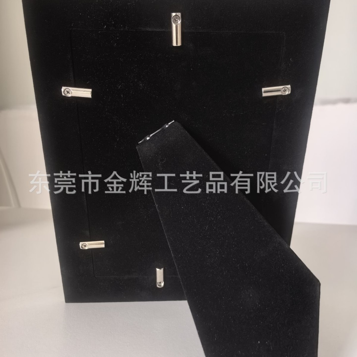 相框背板 包绒布背板锌合金瓜子扣 一字挡扣 背板金属挡扣厂家