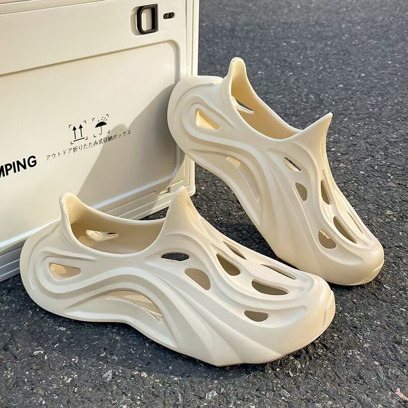 EVA ココナッツシューズメンズ防水シューズメンズ通気性ノンスリップショートチューブノンスリップレインブーツリバートレースシューズレインブーツウェーディングブーツ|undefined