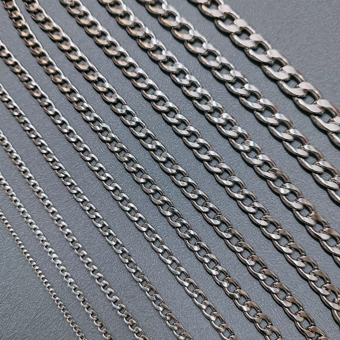 定制NK链1:1跨境热销钛钢项链潮流饰品简约配饰轻奢高级感锁骨链