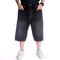 Trend black skateboard for leisure, trousers, jeans hip-hop style, (Cross-border trading), wholesale, European style -> Черная модная доска для отдыха, брюки, джинсы в стиле хип-хоп, (跨境 торговля), оптовая торговля, европейский стиль