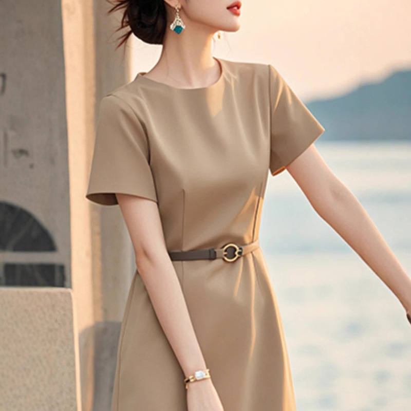 2026 New Summer Women's Clothing, High-End, Light Luxury, Beautiful and Unique, Elegant for Formal Occasions, Slimming and Waist-Cinching Dress