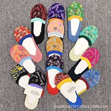 新款 隐形西太后vivi土星刺绣女袜 防滑硅胶休闲浅口袜子日系风