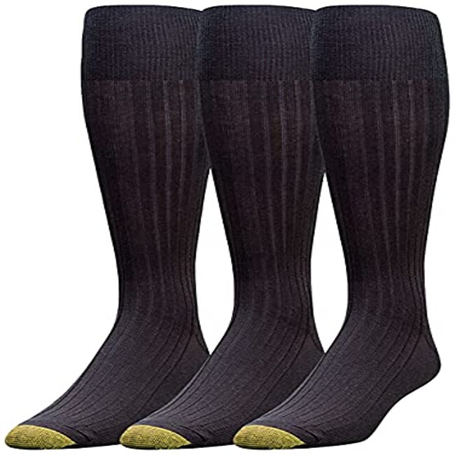 Gold Toe Men's Canterbury over the Knee Dress Socks