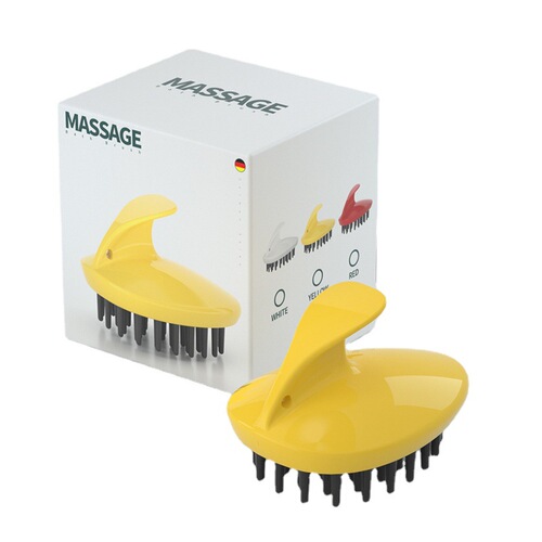 Household Head Shampoo Brush Massage Brush Tool Silicone Adult Hair Scratcher for Men Scalp Meridian Shampoo Massage Comb