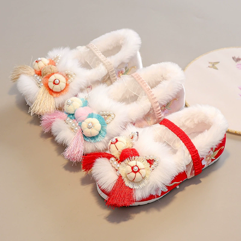 Hanfu, warm children's shoes