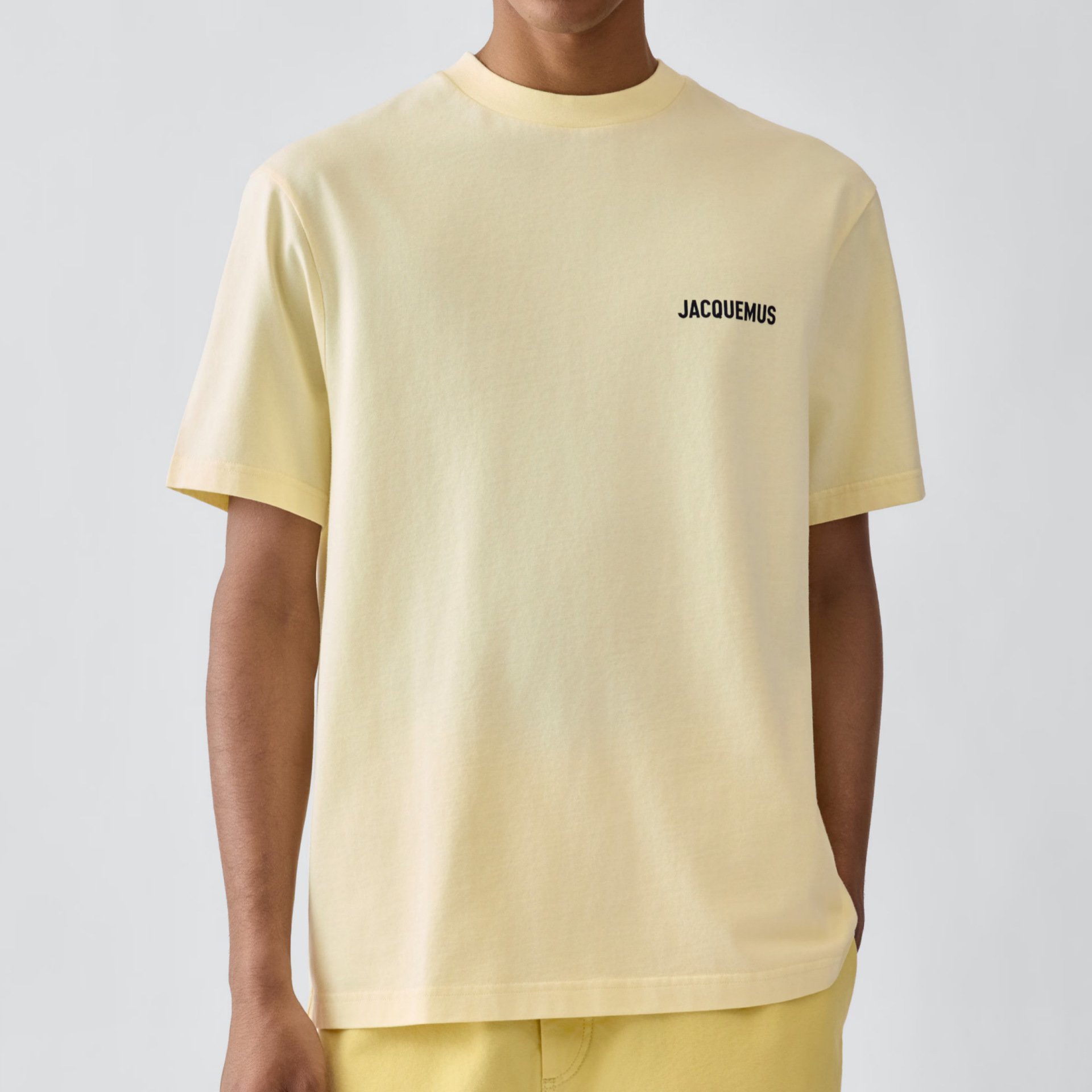 Jac 26Th Summer New Model Unisex Basic Short-Sleeve T-Shirt with Logo on the Chest Casual Base Shirt