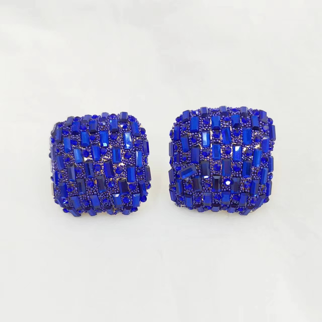Elegant Geometric Artificial Crystal Women's Ear Studs 1 Pair display picture 5