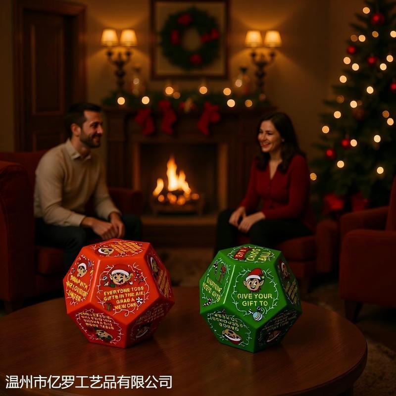 跨境Hilarious Christmas Gift Exchange Party GameDice圣诞骰子|undefined