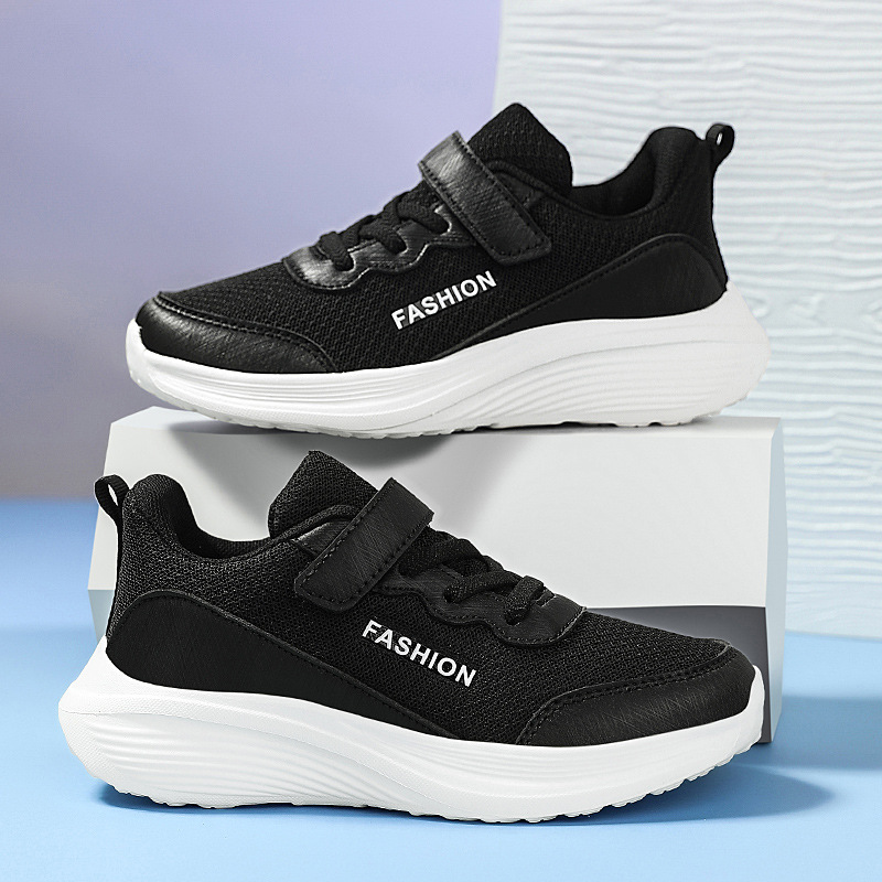 Zapatillas Blancas de Malla para Niños Malla y MD Transpirable con Amortiguación