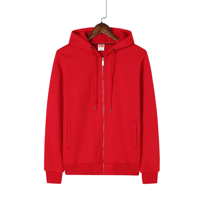 Sudadera con capucha y cremallera de lana de cordero, con logotipo bordado personalizado, uniforme para actividades de trabajo en equipo, uniforme para clases, camisa para actividades, hecha a medida.