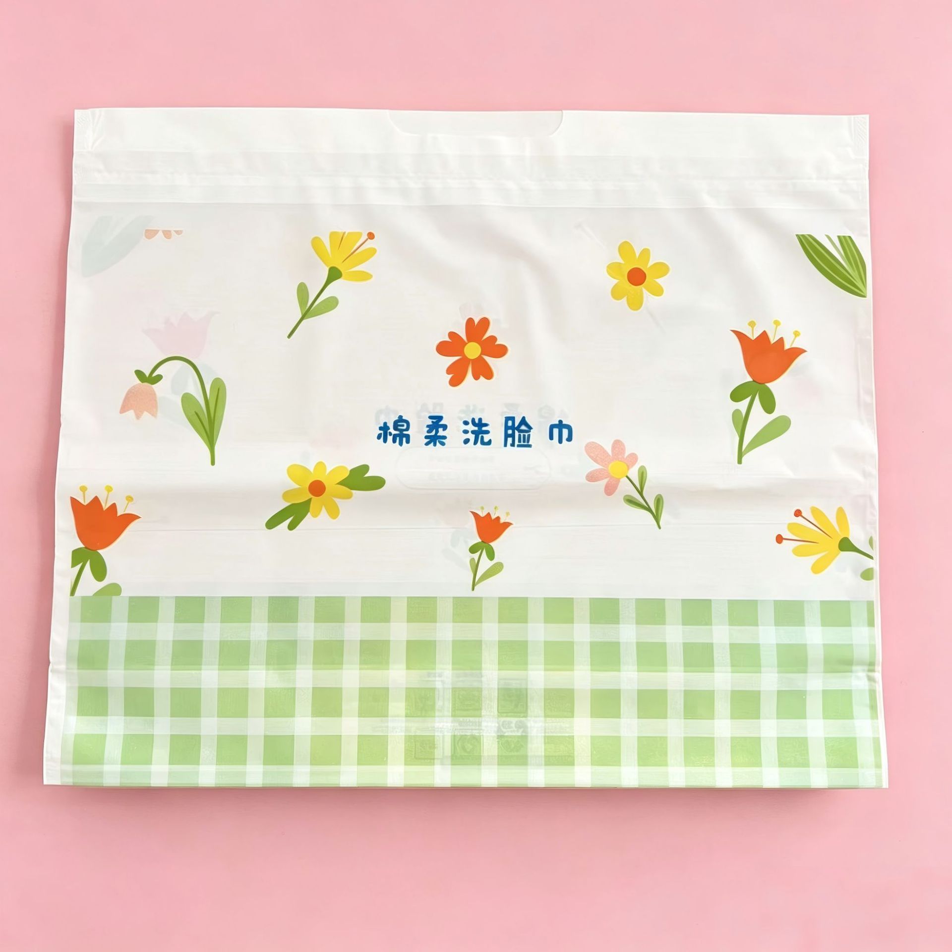 花格36*30手提袋（可装400-600克）防水防尘