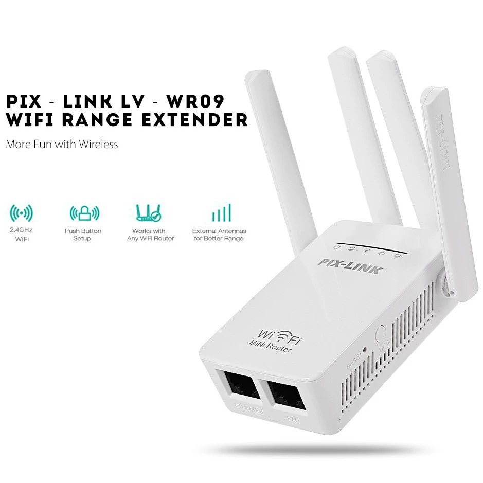 WR09 репитер 300 Мбит/с, усилитель беспроводного Wi‑Fi сигнала, маршрутизатор с четырьмя антеннами для усиления сигнала
