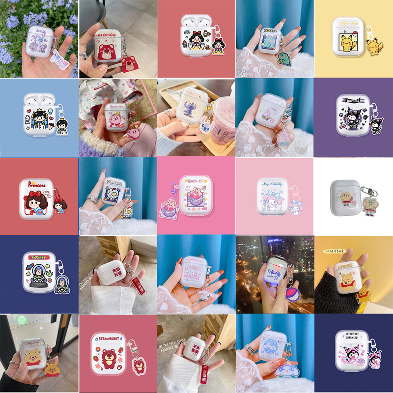 Applicable to airpods1/2 generation/pro/3 4 generation i12 cartoon protective case three generation Apple Bluetooth headset case