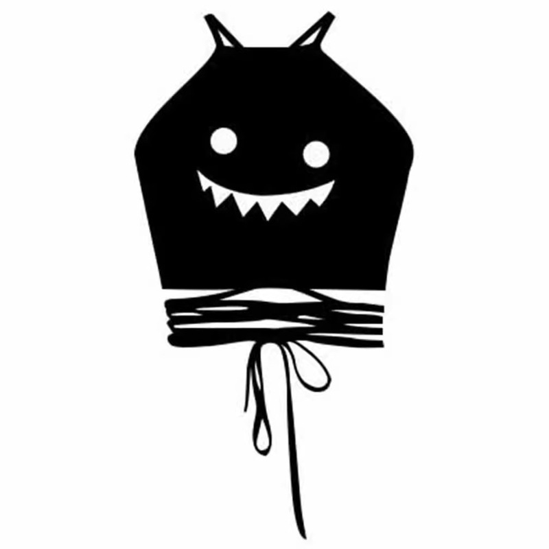 Amazon Independent Station 3D Digital Printing Smiley Halloween Women's Rope Hollow Vest Can Be Weared Outside Hollow Design