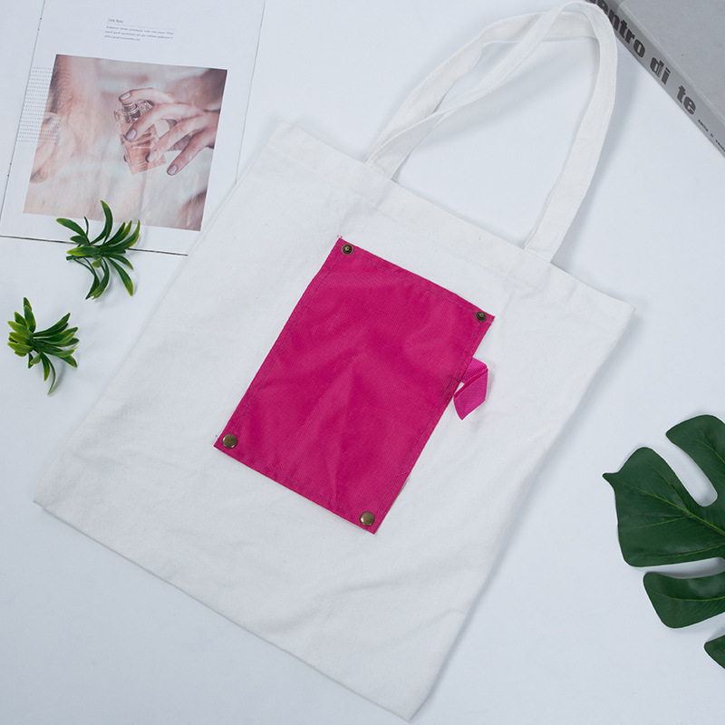 2021新款帆布包小清新简约帆布手提袋 可折叠帆布袋定做