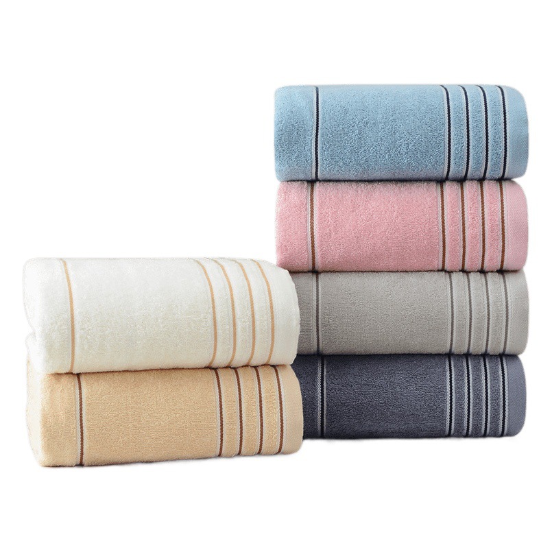 Jialiya Bath Towel, Pure Cotton, Soft and Absorbent, All-Cotton Bath Towel, Can Be Embroidered with Logo, Jialiya 7378