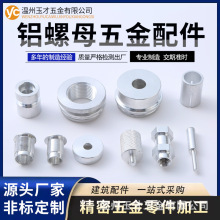 定制各种铝螺母铝制配件螺丝模具汽车配件