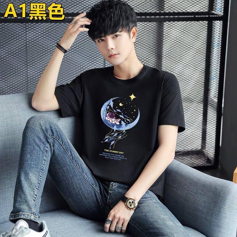 Printed short-sleeved t-shirts for boys aged 13-16 (middle school, high school, summer wear), 14-15 (older boys), 18-19 (younger boys).