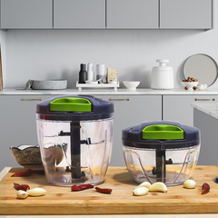 New-style garlic press, magical garlic-mashing tool—home-use manual garlic crusher, shrimp-pounding device, garlic-mincing machine, and high-capacity vegetable chopper/crusher