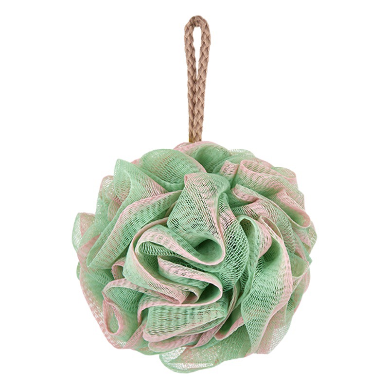 50g gradient two-color Bath flower large massage ball lazy person rubbing bath artifact bath ball foam net flower does not disperse soft
