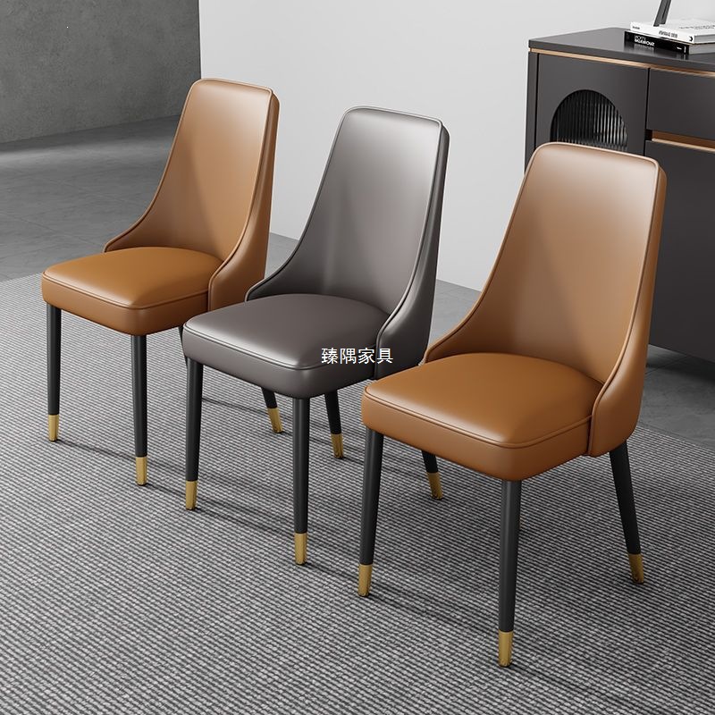 Silla de comedor doméstica moderna silla de comedor simple silla de respaldo silla de mesa de comedor de estilo pequeño silla de hotel de lujo nórdica silla de ocio sen