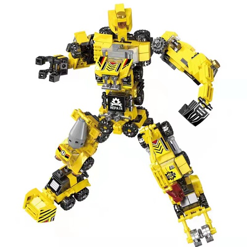 Manufacturer wholesale compatible with Lego's new 8-in-1 deforming robot small particle building blocks children's scene educational toys