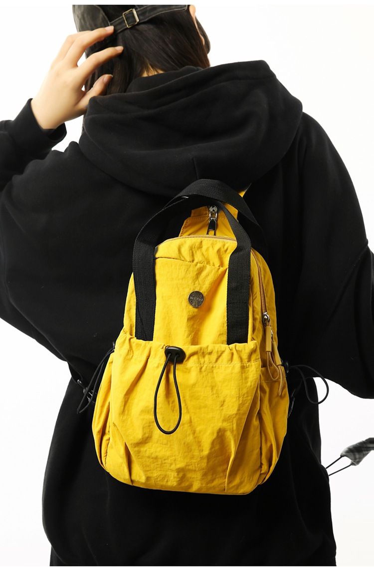 Backpack Men's And Women's 2025 Multifunctional Breast Bag Lightweight Nylon Cloth Bag Single Shoulder High Value Work Commuter Messenger Bag_voghion.com