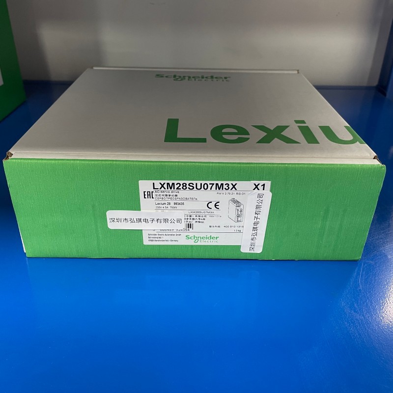 LXM28SU07M3X Lexium28 SercosIII 伺服驱动器 1/3PH 230V 750W