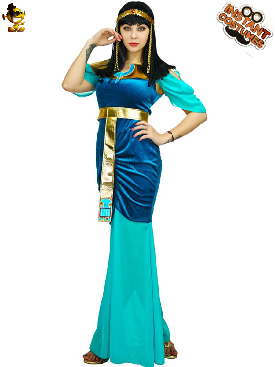 Halloween adulto reina egipcia traje adulto Cleopatra partido rendimiento etapa ropa distribución al por mayor image 1
