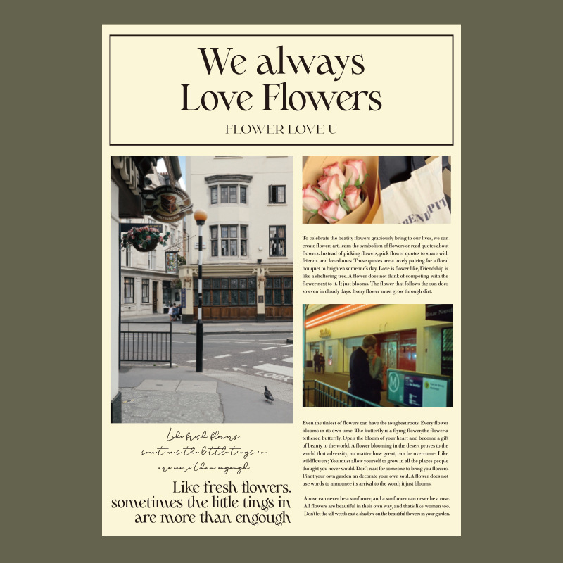 Papel de embalaje de estilo Maillard periódico de papel de flores de papel de embalaje de flores de alta calidad impermeable paquete de flores periódico inglés