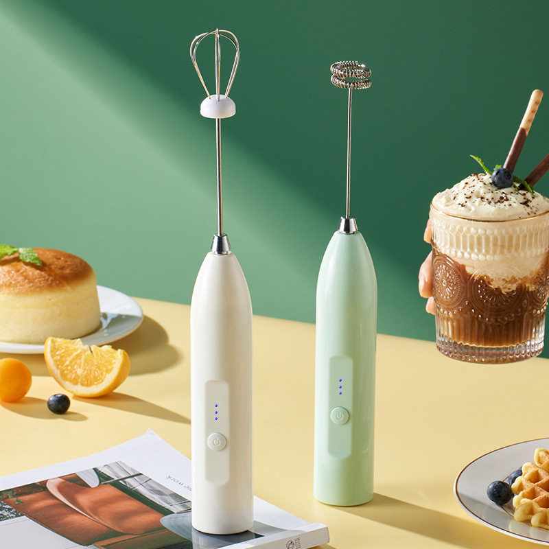 Yishuojia fuente de fabricación de batidor eléctrico creativo mini inteligente para enviar burbujas de café batidor eléctrico