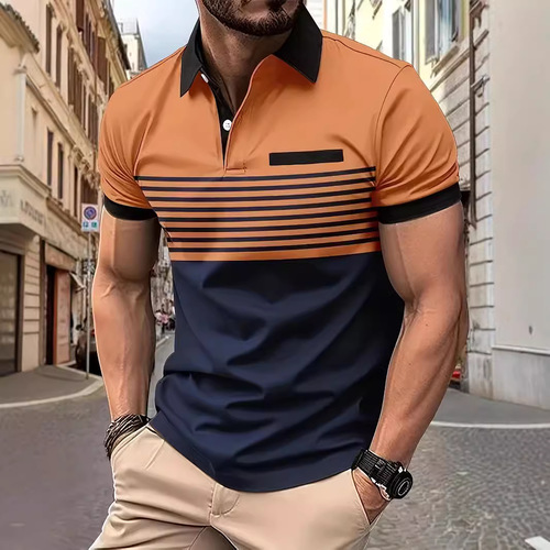 Outerwear Men's Youth Pocket Turn-up Slim Fit Sweater Men's Top