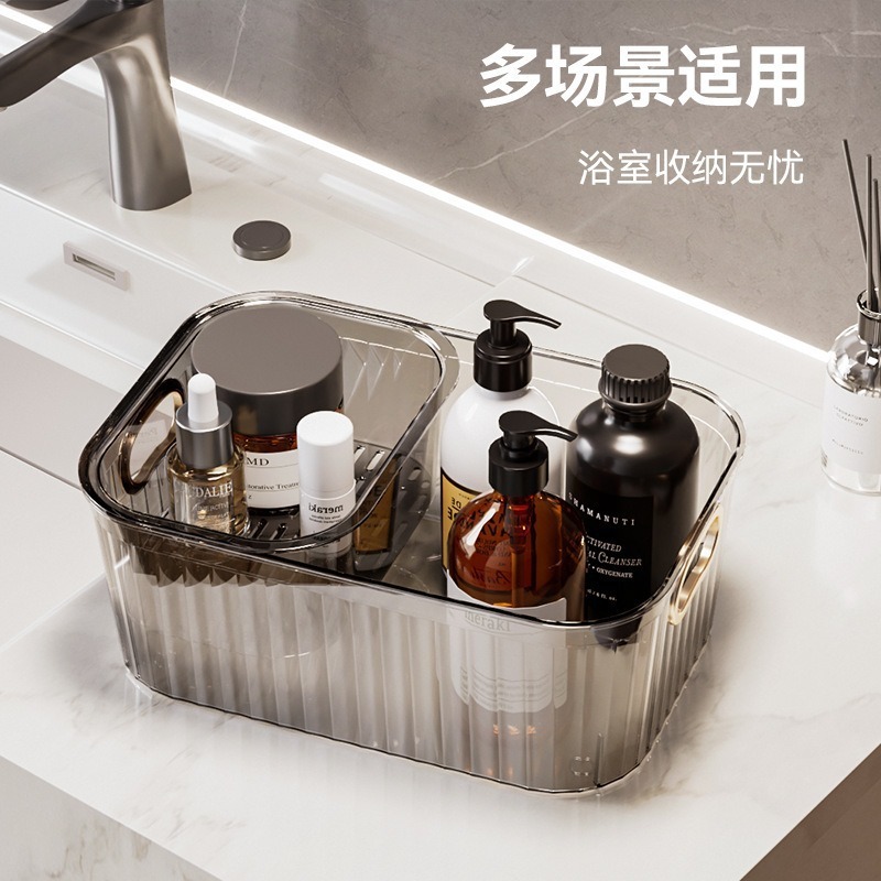 Bandeja de frutas de doble capa perezosa, canasta de drenaje de lujo ligero, bandeja de almacenamiento de dulces y bocadillos en la sala de estar, dispositivo de caja de semillas de melón