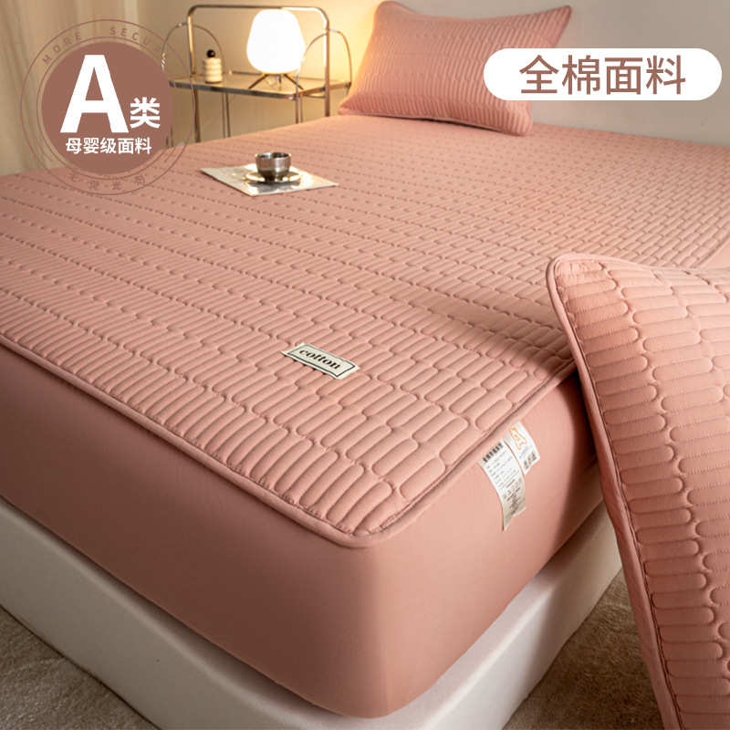 Nueva sábana de cama de algodón de una sola pieza funda de sábana cubierta protectora de colchón Simmons nueva temporada universal