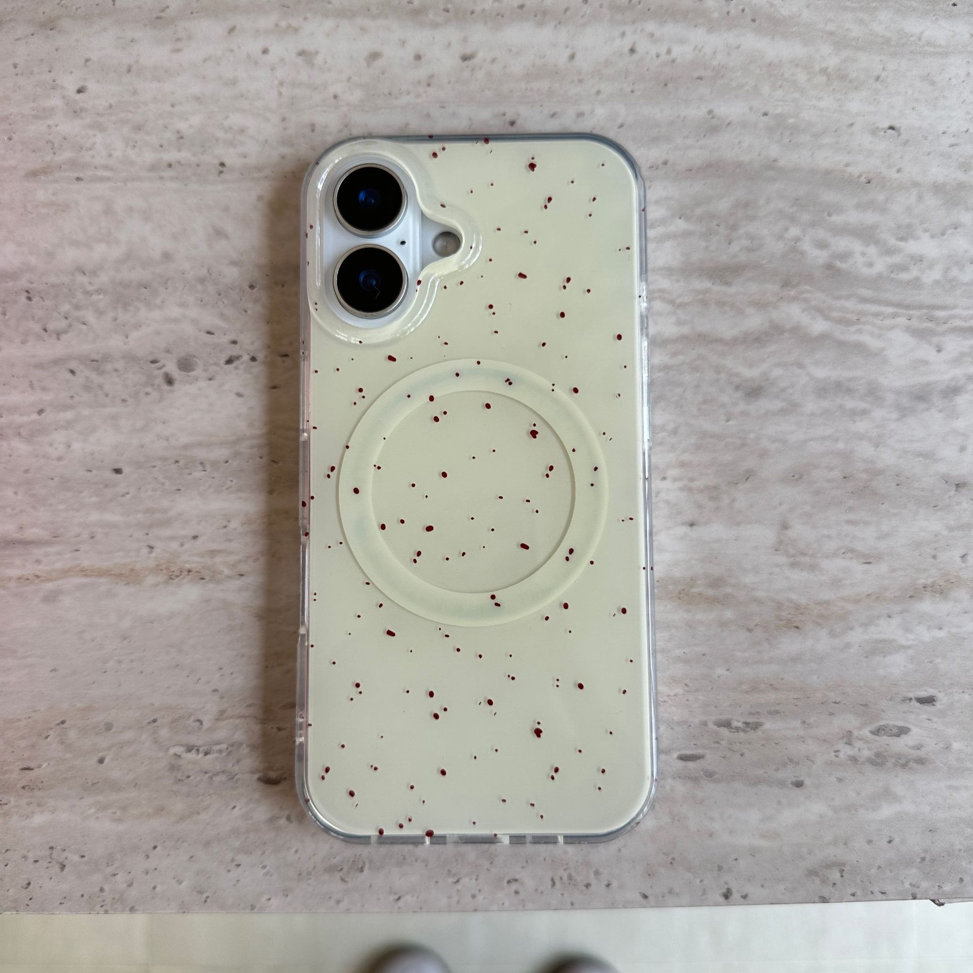 Simple salpicadura de tinta magnética Apple para iPhone15ProMax nicho 16Pro pareja 14/13 femenino 16PM nuevo