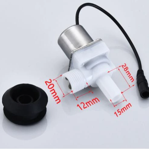 Ceramic induction bidet with accessories, light panel, electromagnetic valve, transformer, human sensor