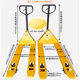 Nori manual hydraulic forklift lifting tray carrier DF2 T AC3T storage hand pull mop trolley floor cattle