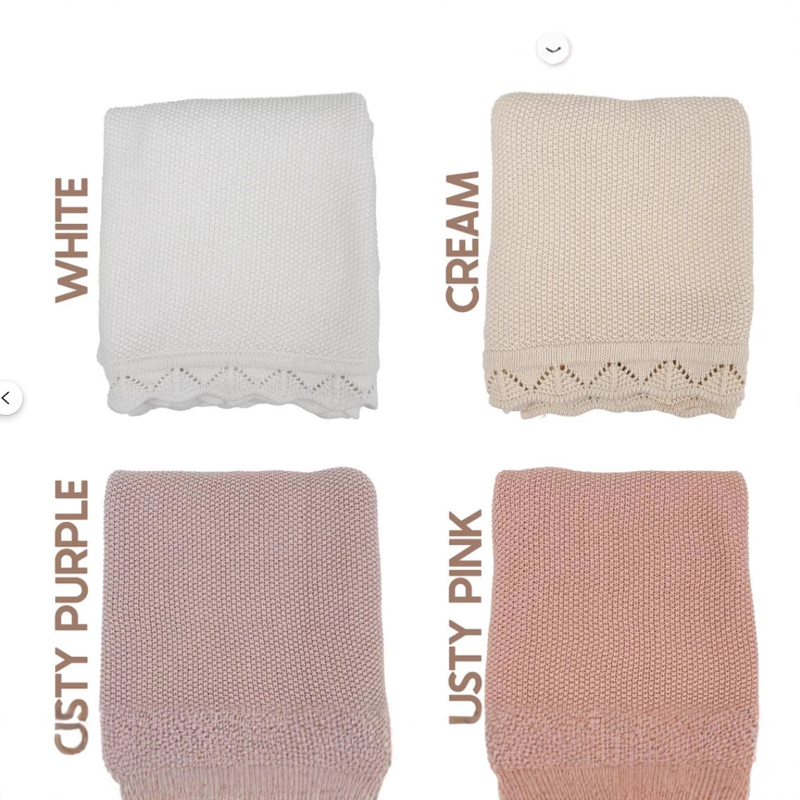 Blanquetas de bebé de punto Blanquetas de algodón Blanquetas de bebé bordadas Blanquetas de bebé personalizadas Blanquetas de bebé